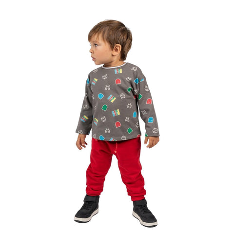 Charanga Baby Boy's Red Sweatpant 83000(fl273)