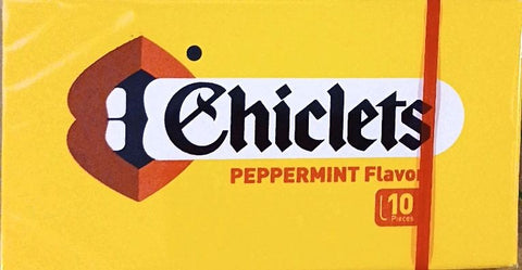 Chiclets Spearmint Chewing Peppermint Gum 14.5g 10pcs| Chiclets In Lebanon