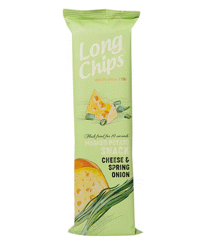 Long Chips Mashed Potato Snack Cheese & Spring Onion 75g | Long Chips In Lebanon