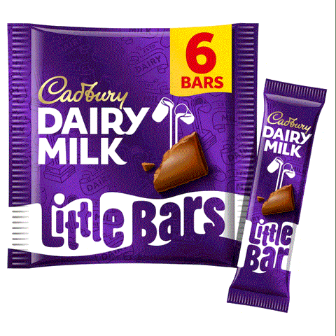 Cadbury Dairy Milk Little Bars Chocolate 108g (6x18g) | Cadbury In Lebanon
