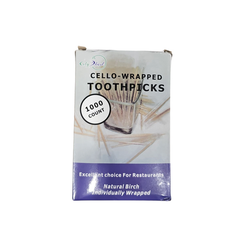 Cello-Wrapped Toothpicks 1000Pcs | Cello-Wrapped In Lebanon