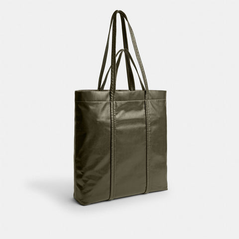 Coach Men's Olive Green Leather Hall Tote Bag |Coach In Lebanon