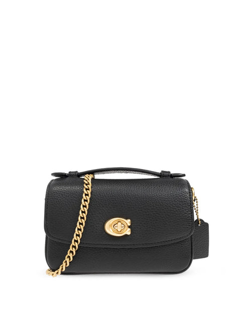 Coach Women's Black Refined Pebble Leather Cassie Shoulder Bag | Coach In Lebanon