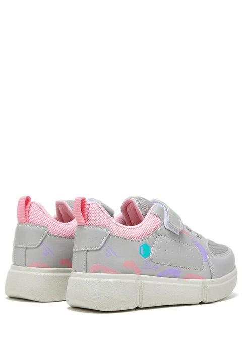 Tonny Black Kids Grey With Light Pink Sport Sneakers | Tonny Black In Lebanon