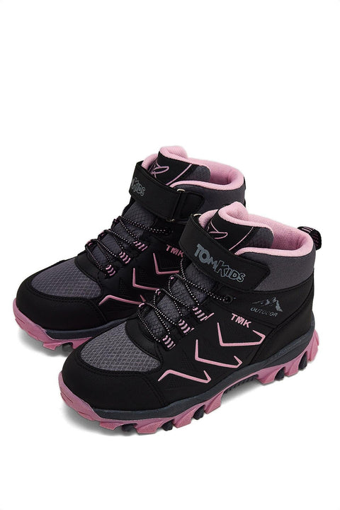 Tonny Black Kids Black & Pink Ankle Boot | Tonny Black In Lebanon