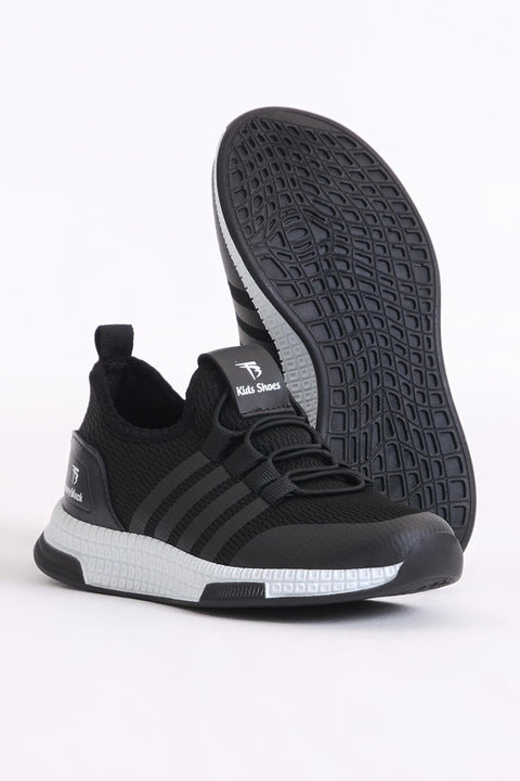 Tonny Black Kids Black & White Sneakers | Tonny Black In Lebanon