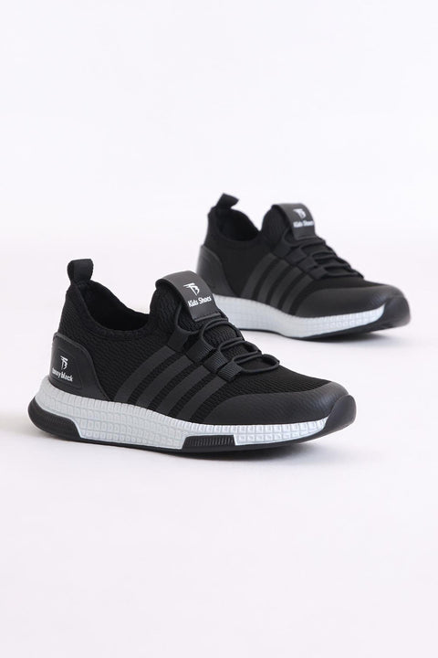 Tonny Black Kids Black & White Sneakers | Tonny Black In Lebanon
