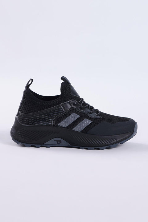 Tonny Black Kids Black & White Sport Sneakers | Tonny Black In Lebanon