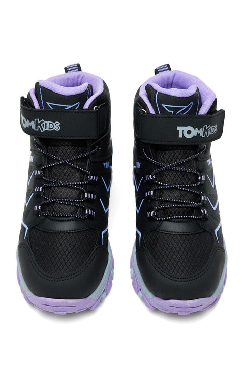 Tonny Black Kids Black & Lilac Comfortable Mold Boots | Tonny Black In Lebanon