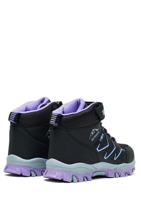 Tonny Black Kids Black & Lilac Comfortable Mold Boots | Tonny Black In Lebanon