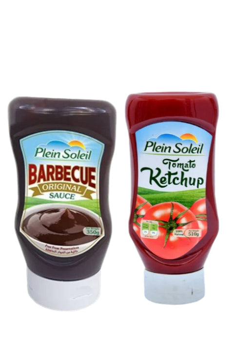 Plein Soleil Barbecue 350g +Plein Soleil Tomato Ketchup 340g (Promo Price) | Plein Soleil In Lebanon