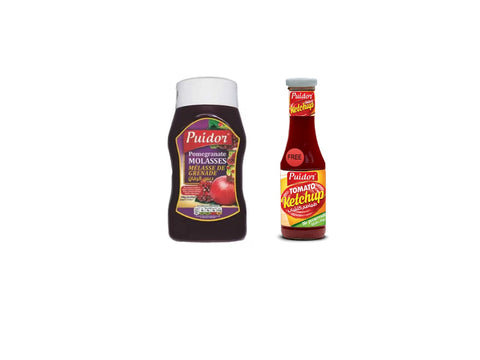 Puidor Pomegranate Molasses 700g+Tomato Ketchup 340g Free