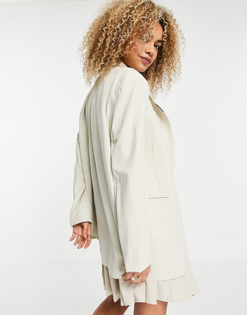 Collusion Women's Ecru Blazer ANF118 ("AN61")