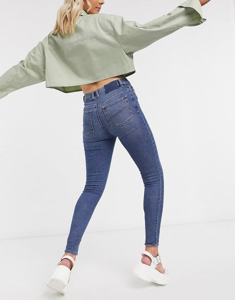 Collusion Women's Blue Jeans ANF472 (LR70)