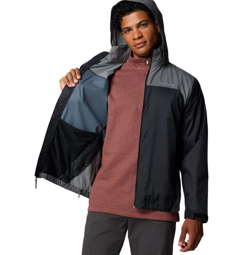 Columbia Men's Black Glennaker Lake II Rain Jacket | Columbia In Lebanon