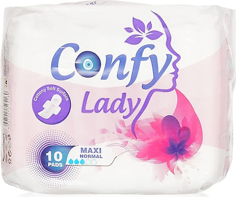 Confy Lady Maxi Normal 10 Pads | Confy In Lebanon