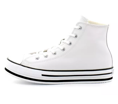 Converse Junior's White Leather Chuck Taylor All Star Eva Lift HI | Converse In Lebanon