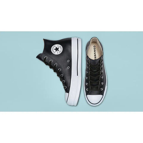 Converse Girl's Black Chuck Taylor All Star Hi Lift platform Sneakers | Converse In Lebanon