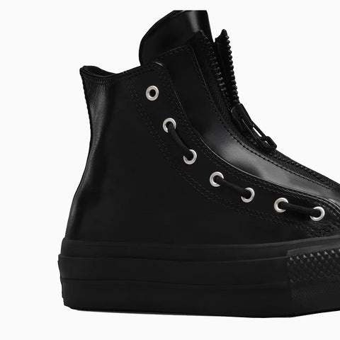 Converse Unisex Black Leather Chuck Taylor All Star Lift Platform Sneakers | Converse In Lebanon