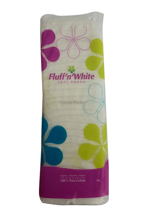 Fluff n White Cotton Pleats 80g | Fluff n White In Lebanon