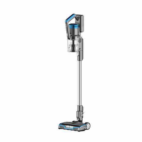 Stick vacuum cleaner on a white background