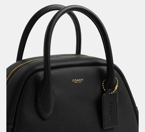 COACH Women's Black Borough Leather Bowling Handbag | COACH In Lebanon