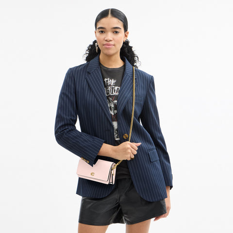 Coach Women's Blush Leather Refined Essential Crossbody Bag | Coach In Lebanon