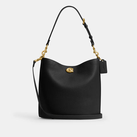 Coach Women's Black Willow Soft Bucket Shoulder Bag | Coach In Lebanon