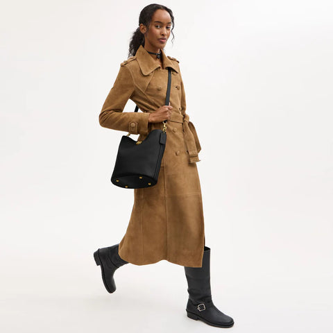 Coach Women's Black Willow Soft Bucket Shoulder Bag | Coach In Lebanon