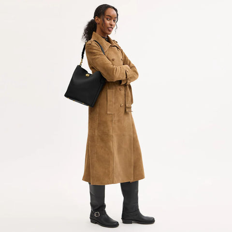 Coach Women's Black Willow Soft Bucket Shoulder Bag | Coach In Lebanon