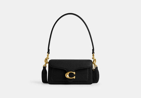 Coach Women's Black Tabby Leather Shoulder Bag |Coach In Lebanon