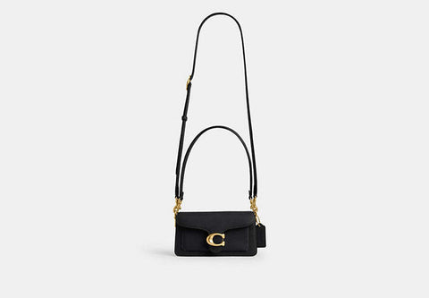 Coach Women's Black Tabby Leather Shoulder Bag |Coach In Lebanon