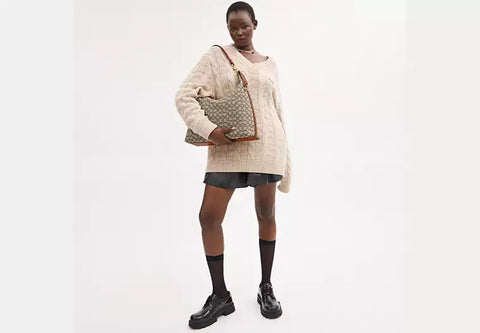 Coach Women's Multicolor Juliet Shoulder Bag 38 In Signature Textile Jacquard | Coach In Lebanon