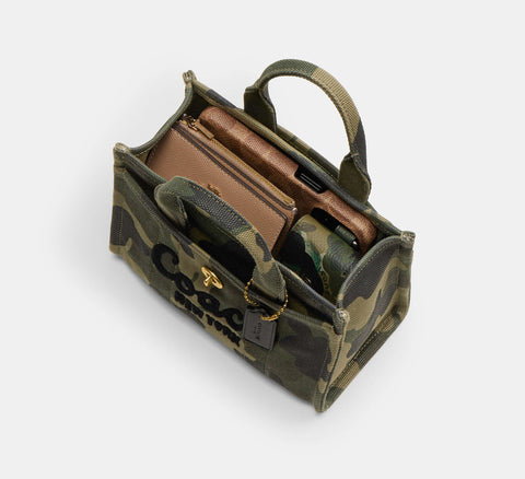 Coach Women's green Multi Cargo 20 Camo Printed Tote Bag | Coach In Lebanon