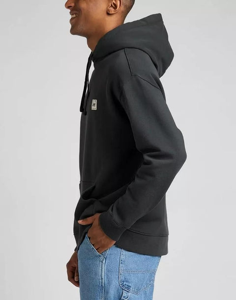 Lee Men's Washed Black Core Loose Hoodie | Lee In Lebanon