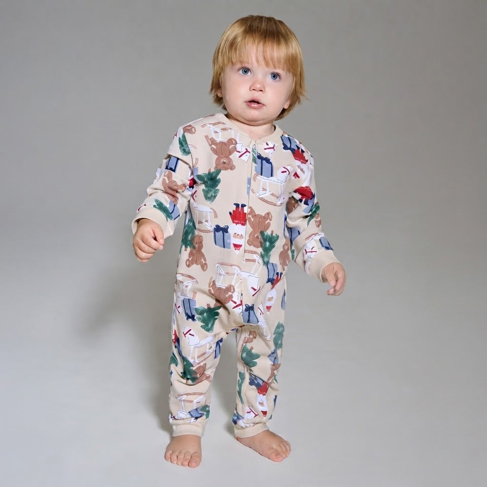Sinsay Baby Boy's Multicolor Graphic Printed Overall