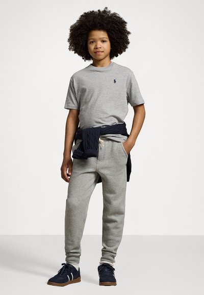 Polo Ralph Lauren Boy's Gray Slim fit mesh Polo T-Shirt | Polo Ralph Lauren in Lebanon