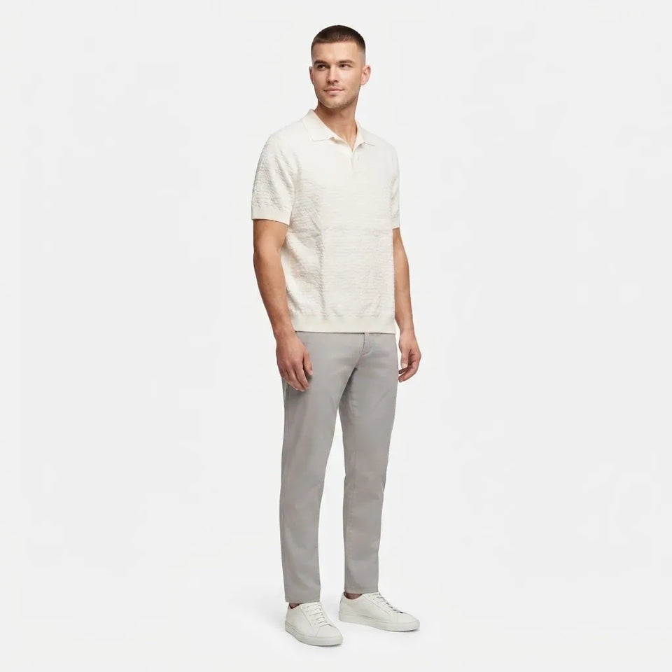 Theory Men's Off-White V-Neck Short-Sleeve T-Shirt