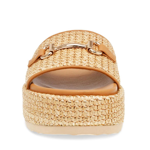 Steve Madden Women's Beige Straw Kayley Slipper|Steve Madden In Lebanon
