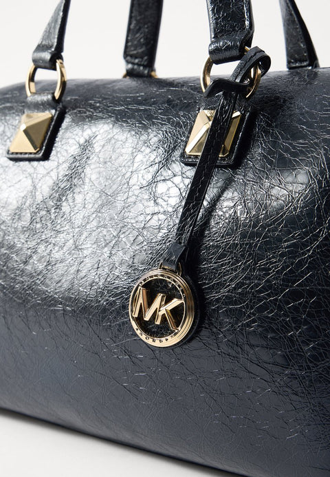 Michael Kors Women's Black Leather Duffle Handbag|Michael Kors In Lebanon