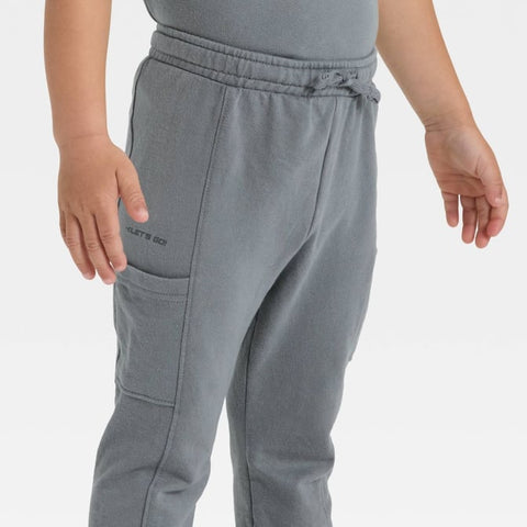 Cat & Jack Baby Boy's Grey Washed French Terry Jogger Pants | Cat & Jack In Lebanon