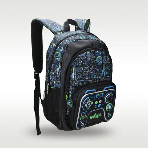 Smiggle Black Game Console Classic Backpack