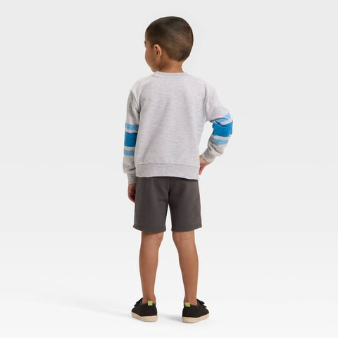 Ms. Rachel Baby Boy's Dark Grey Bus Short | Ms. Rachel In Lebanon