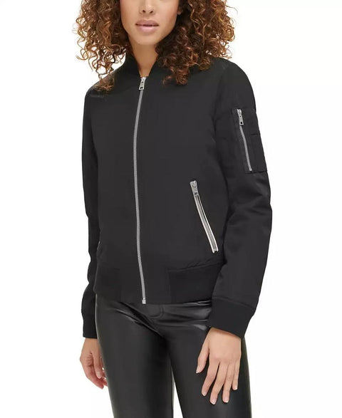LEVI'S Women's Black Lightweight Zip Jacket | LEVI'S In Lebanon