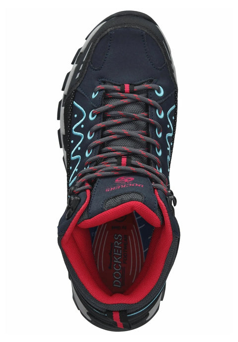 Dockers By Gerli Women's Black Multi Pre-Owned Lace-Up Ankle Boots | Dockers By Gerli In Lebanon