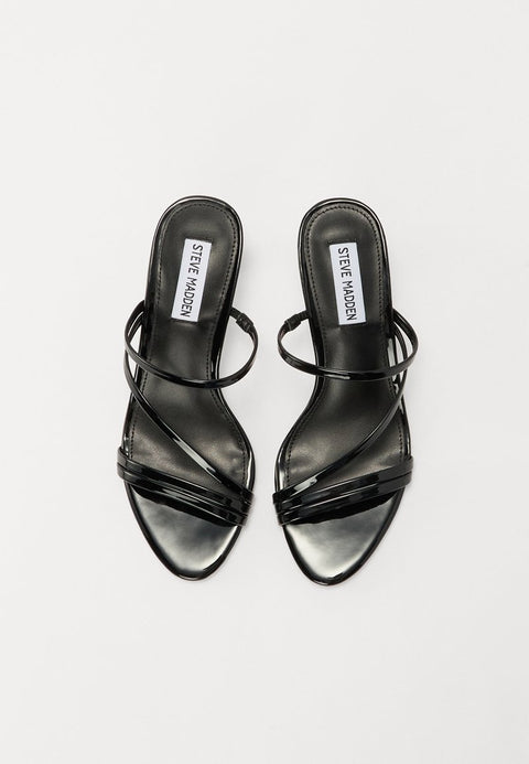 Steve Madden Women's Black Patient Lamora  Heeled Sandals |  Steve Madden in Lebanon