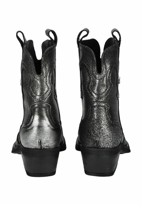 Steve Madden Women's Silver Leather Waynoa Platform Ankle Boots  | Steve Madden in Lebanon