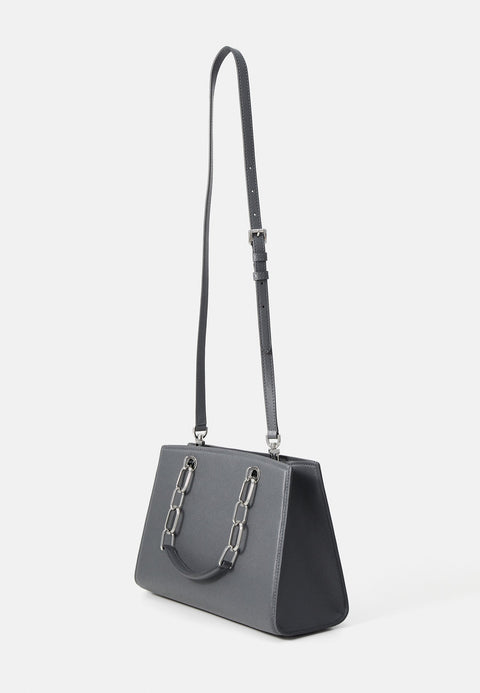 Michael Kors Women's Grey Cynthia Small North South Leather Satchel | Michael Kors In Lebanon