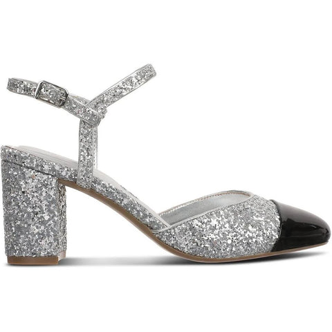 On 34th Women's Silver Dotti Captoe Heeled Sandal | On 34th In Lebanon