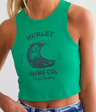 Hurley Women's Green Tank Top  |Hurley In Lebanon